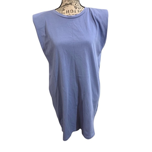 Zara Dresses & Skirts - Zara Sky Blue Cap Sleeve Mini Dress‎